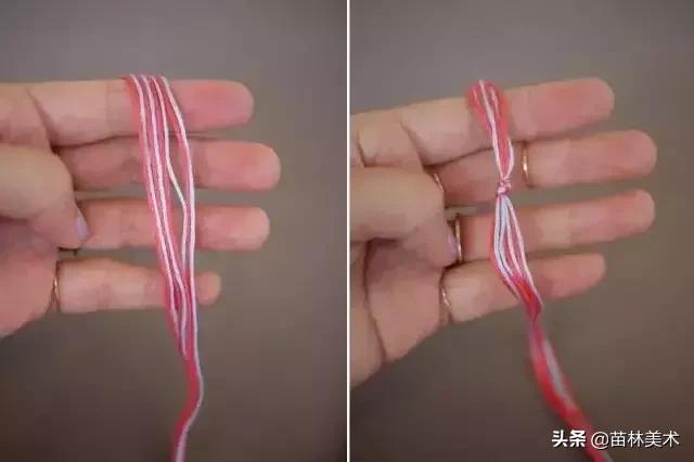 手工穿珠子手链的教程,手工手链编织教程