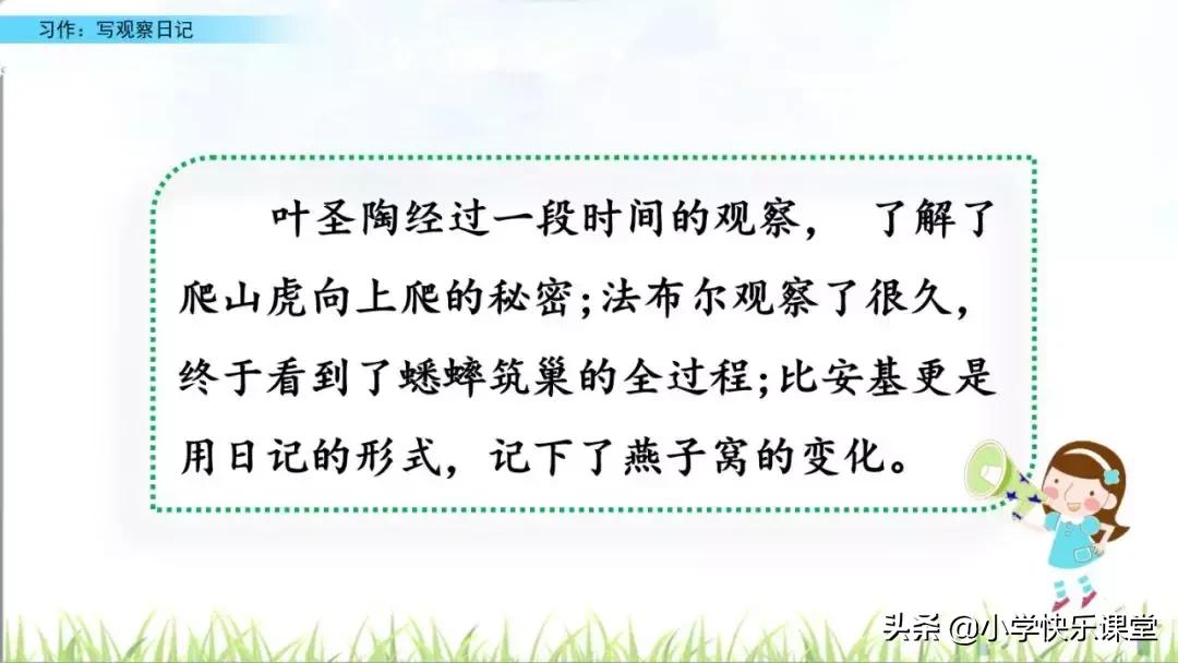 四年级语文第三单元观察日记作文,四年级观察日记400字优秀作文植物