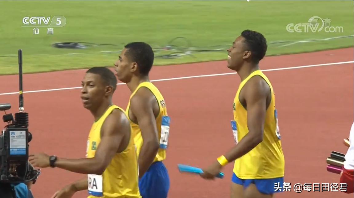 巴西接力赛夺冠,巴西短跑接力队