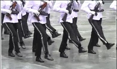 香港警察用什么步枪,ak47第一次阅兵