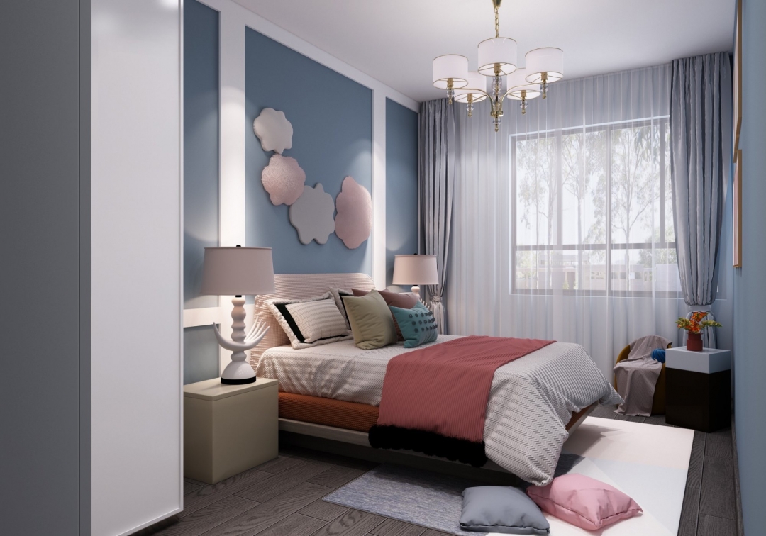 一百平极简轻奢风,99平米小三室轻奢风