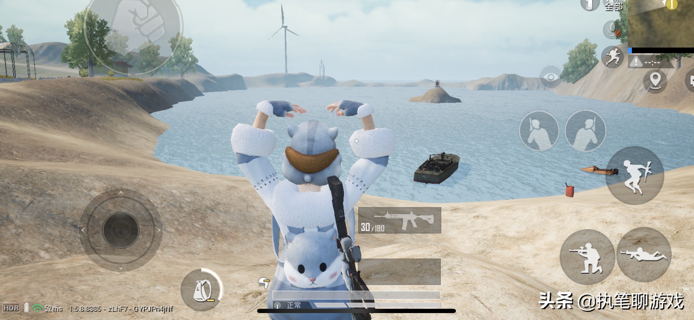 “吃鸡”玩家用648兑满仓鼠，训练场里转动“小眼睛”后不对劲