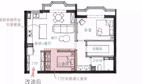 一居改两居最省钱,一居如何改两居