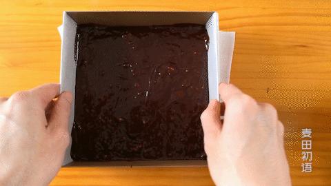 低脂巧克力布朗尼蛋糕,布朗尼巧克力制作教程