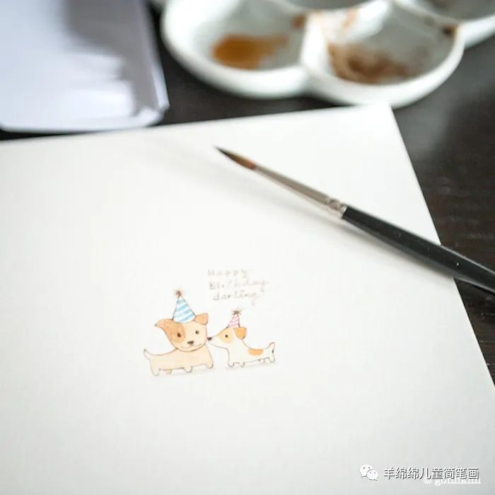 生日贺卡手绘简单可爱,生日贺卡手绘创意简单有色彩