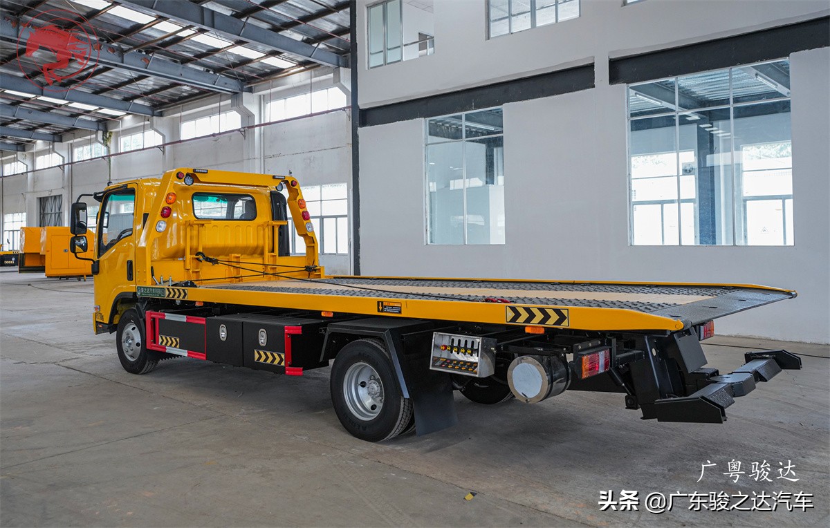 厂家直销蓝牌一拖二清障车,小型平板清障车价格