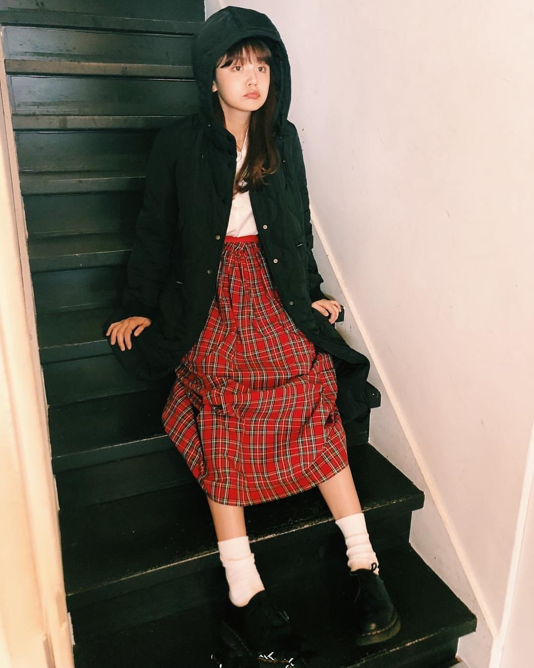 穿搭平价学生党微胖小个子博主,日本受欢迎的小个子模特