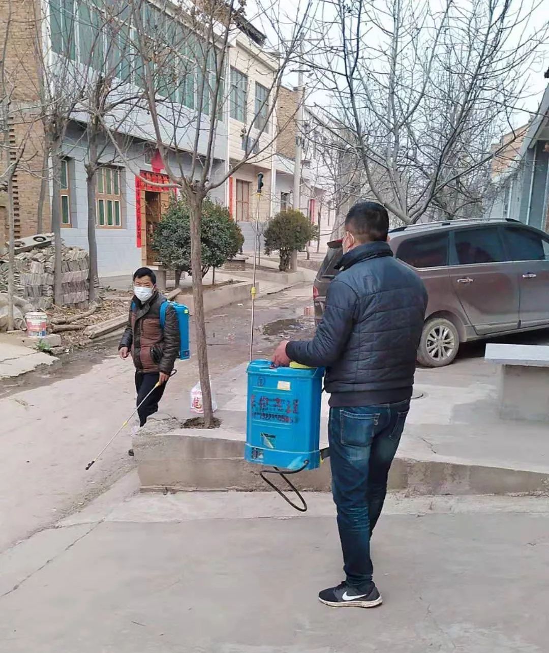 疫情防控，兴平三合村在行动
