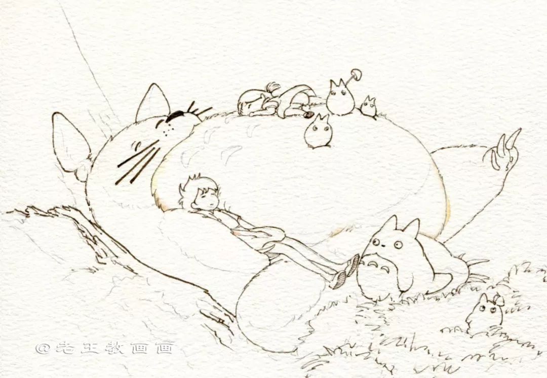 龙猫宫崎骏参考真实龙猫吗,宫崎骏龙猫画画作品