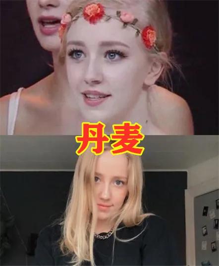 卸妆后的各国网红,各大网红卸妆前后对比照片