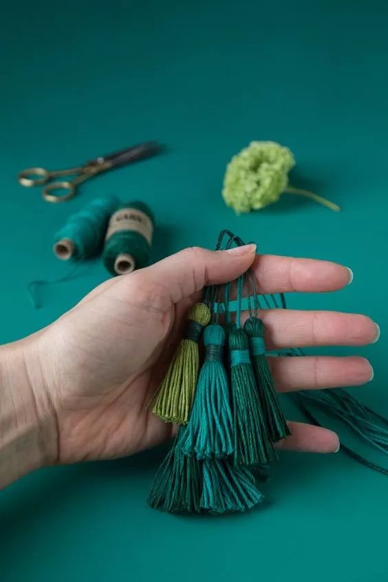 如何让流苏变得有垂感不炸毛,流苏饰品教程全部过程