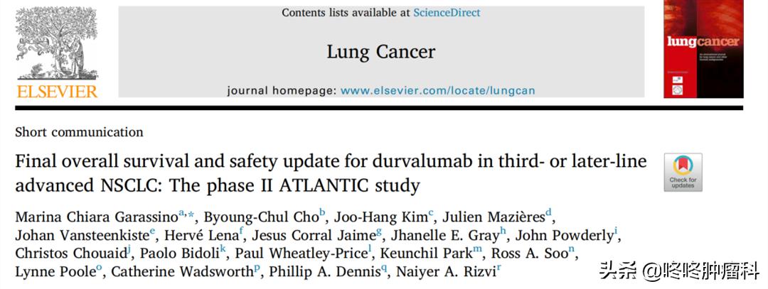 逆转：靶向耐药后PD-1治疗仍有奇效，这些患者生存期大幅延长