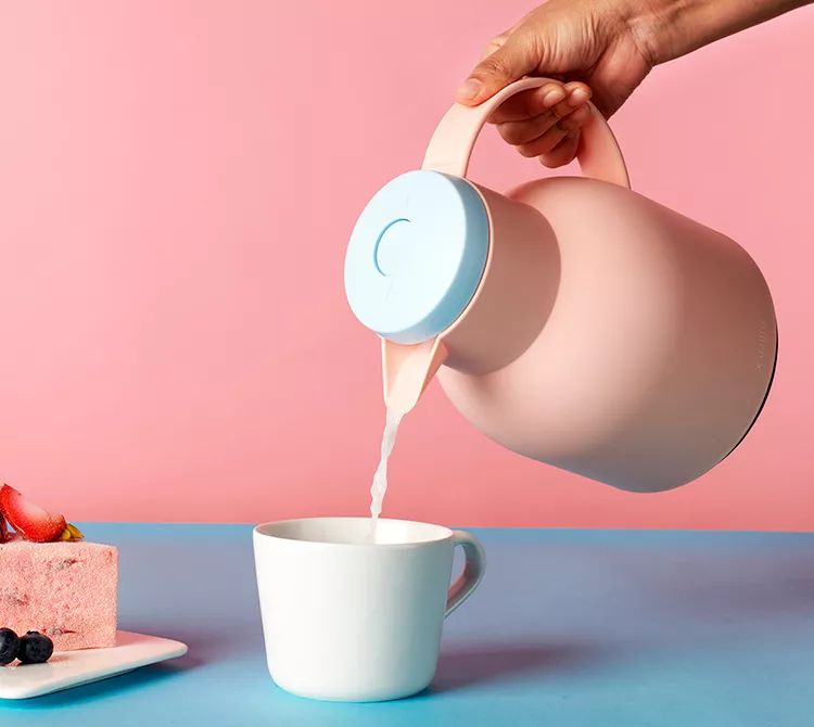 北欧风圆口冷水壶,北欧风轻奢保温壶