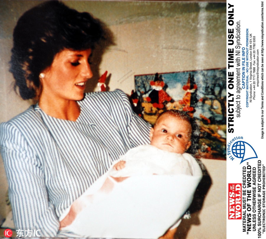 威廉哈里王子回忆母亲戴安娜王妃,戴安娜王妃威廉哈里小时候