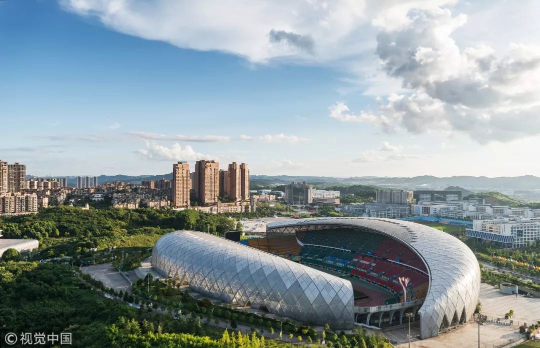 贵阳奥林匹克体育中心周围景点,贵阳体育馆全景图