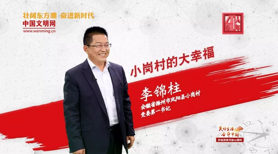 小岗村李锦柱视频,小岗村支书李锦柱