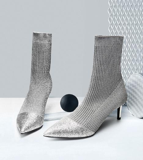 小腿粗壮穿英伦风袜靴好看嘛,最显腿细的袜靴