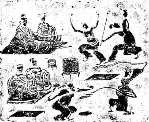 古人跳舞动作,古人的舞蹈