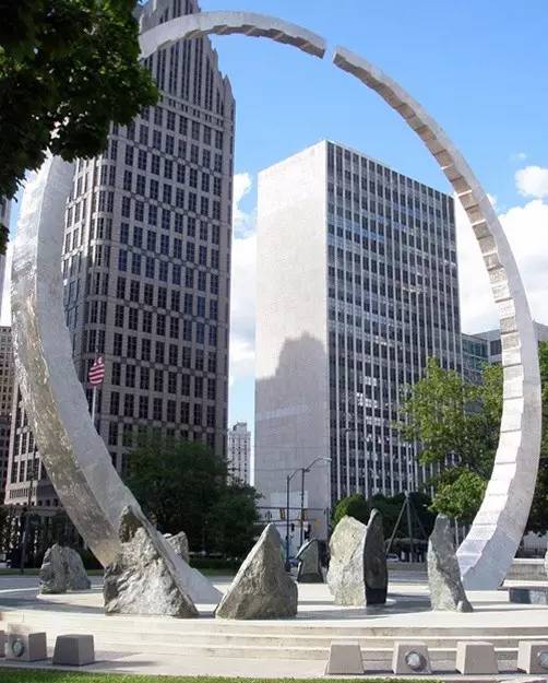 完美装饰效果图,小区园林点缀雕塑不锈钢