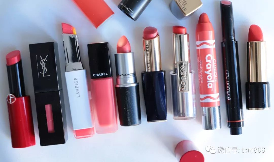 珊瑚橘和气质橘口红,珊瑚橘和橘红色口红