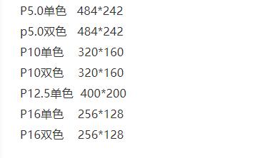 led显示屏尺寸大小怎么计算,led全彩屏的尺寸规格