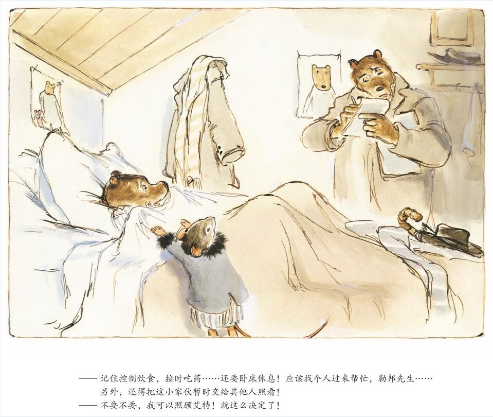 团｜《艾特熊和赛娜鼠》屡获国际大奖的温暖绘本+艺术儿童启蒙日历，爸爸陪娃的神器+用44只东北大白鹅，才攒出1床的鹅绒被