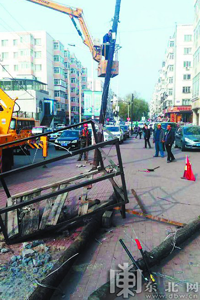 哈尔滨市道里区千个老旧庭院外挂线得到整治提升居民幸福指数