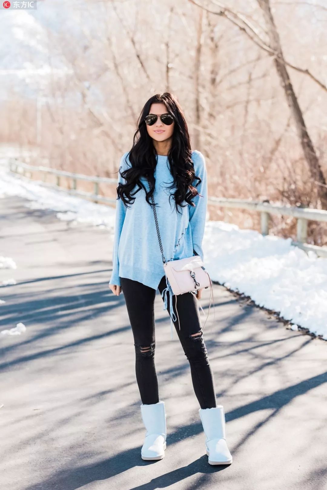 半筒靴女冬加绒毛毛鞋,毛毛靴运动女网红爆款