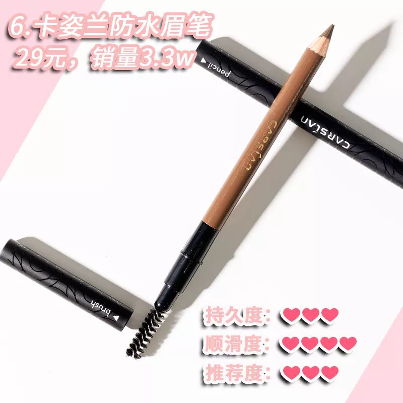 9.9眉笔包邮,9.9元5支的眉笔抖音