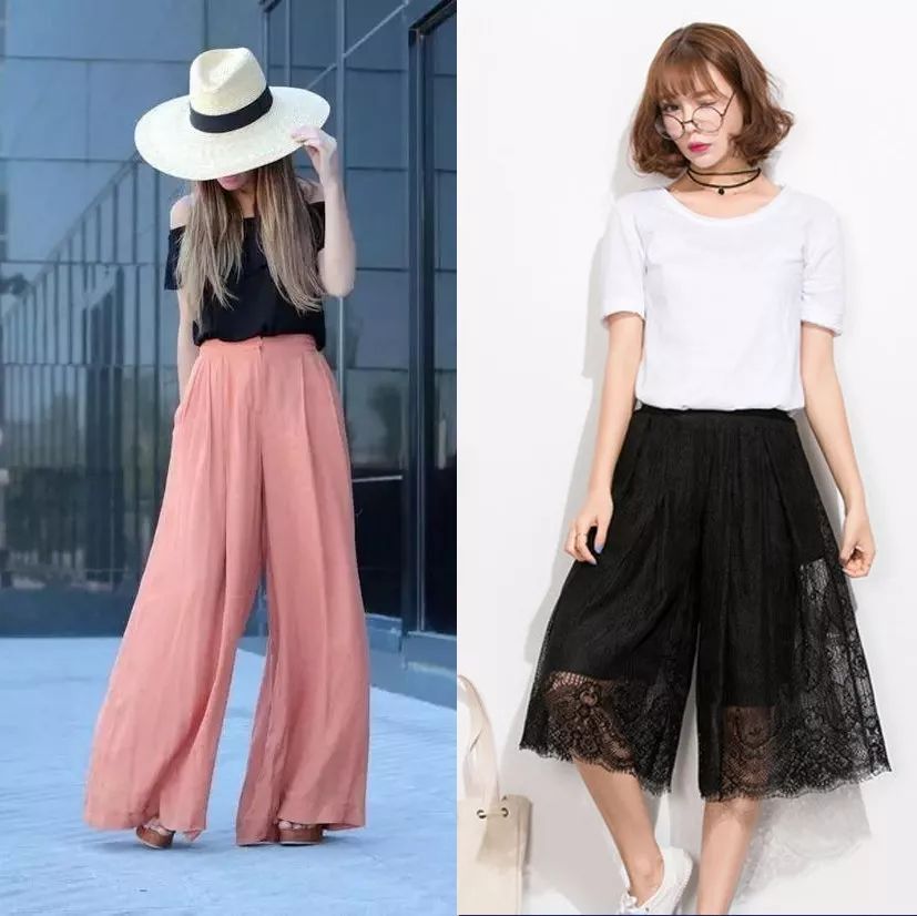 里面再穿条宽松阔腿裤也显瘦,能穿秋裤的阔腿裤推荐