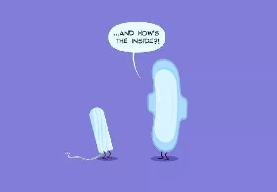 室友帮我把卫生棉条塞进去了……