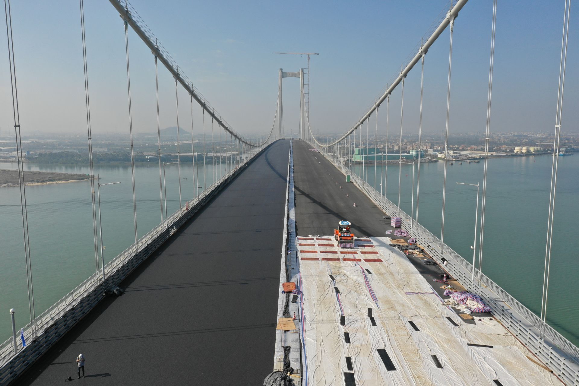 虎门二桥施工进度图,虎门大桥二号桥进展