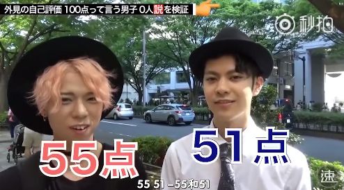 街访日本妹子为自己的颜值打分,日本街访颜值