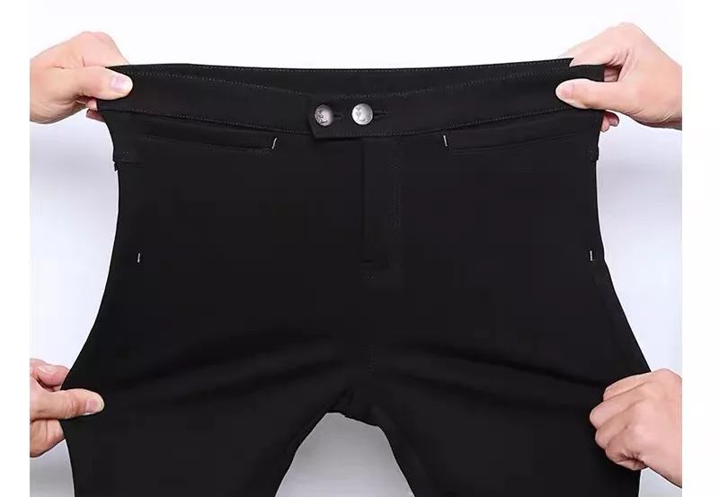 裤子女款显瘦高腰小黑裤,微喇叭小黑裤女显瘦八分裤