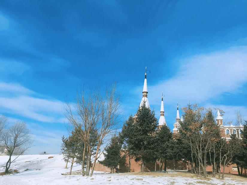 零下1°c的哈尔滨,零下18度冰城