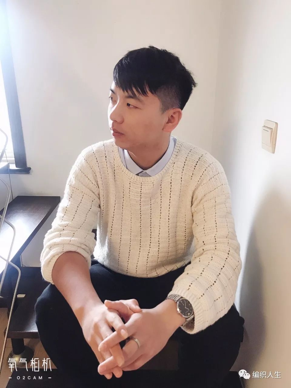 情侣连帽毛衣,女士冬季套头毛衣钩针全过程教程