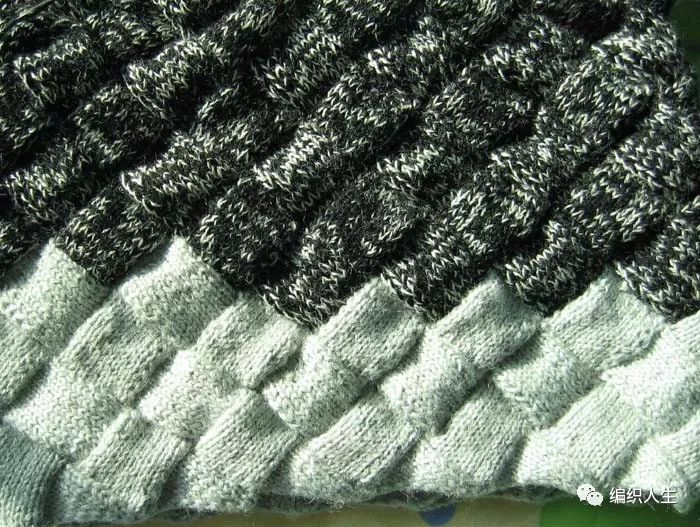 纯色方块花样教程大全,简单大方格子花型教程