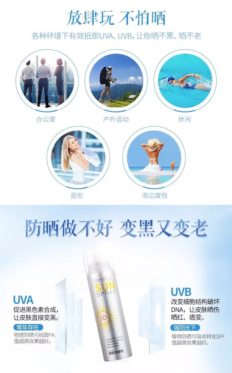 1元秒杀防水防汗防晒喷雾,1元秒杀3-14岁儿童防晒喷雾