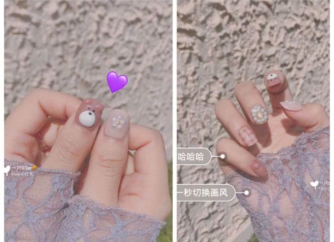 夏天美甲款式图片2022最火网红款,夏天短指甲美甲纯色显手白