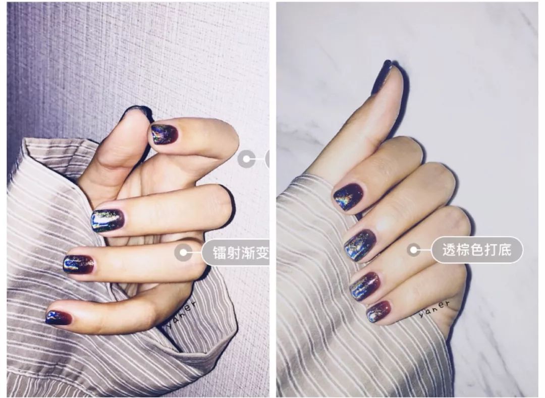 夏天美甲款式图片2022最火网红款,夏天短指甲美甲纯色显手白