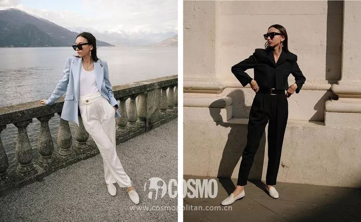 linda的穿搭日常,linda黑色时装鞋