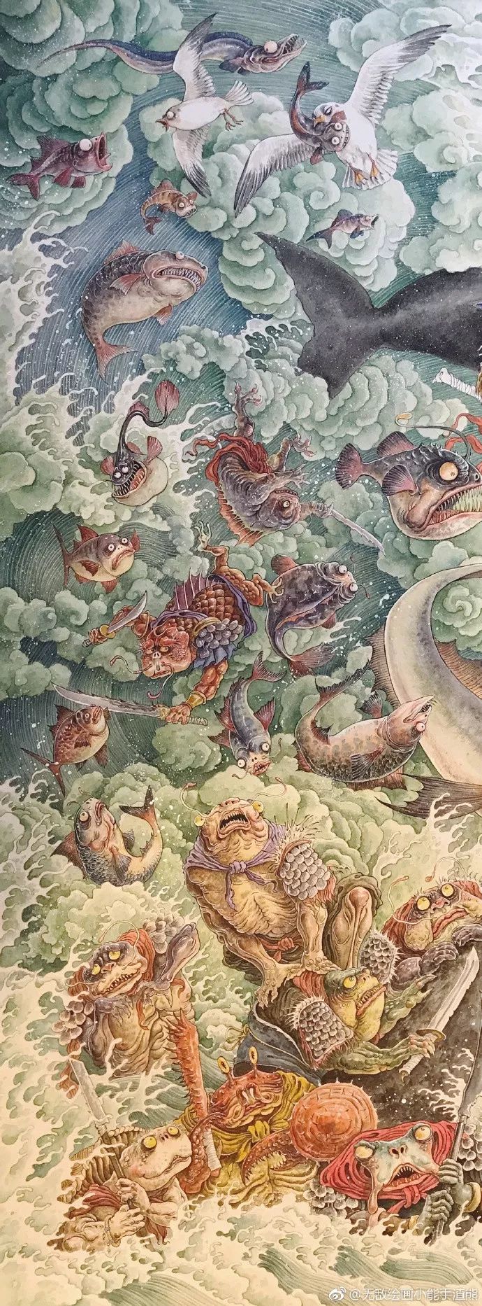 太震撼了！85后帅哥笔下的鬼神世界，迷倒了上万人......