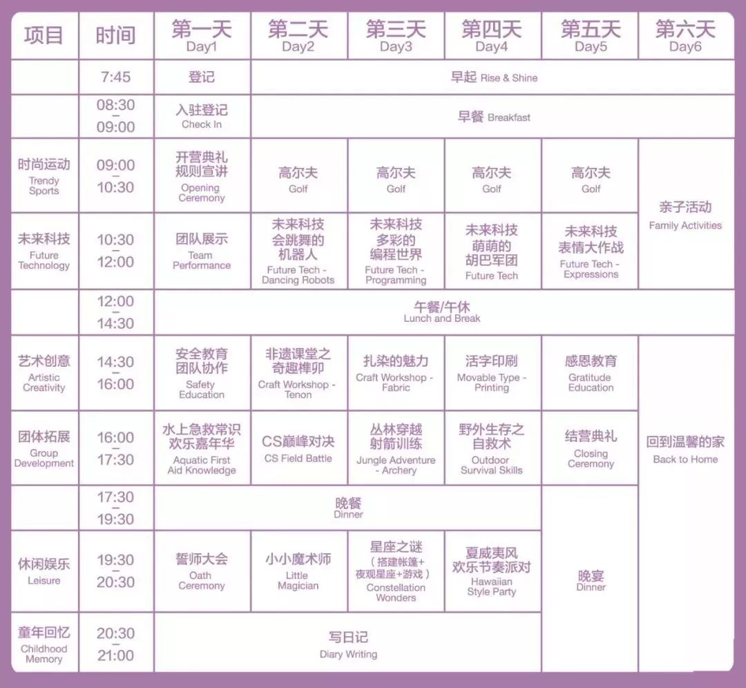 观澜湖夏令营,深圳观澜湖夏令营基地