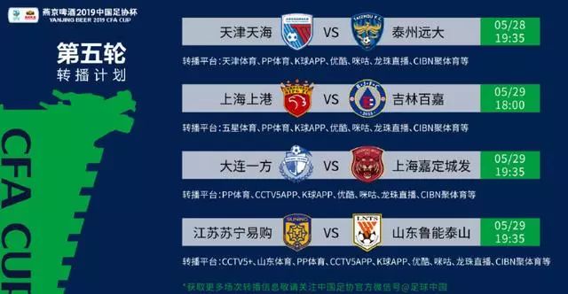 央视转播亚冠联赛决赛,鲁能足协杯央视