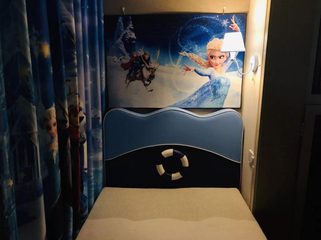冰雪奇缘主题的儿童房,冰雪奇缘主题儿童房