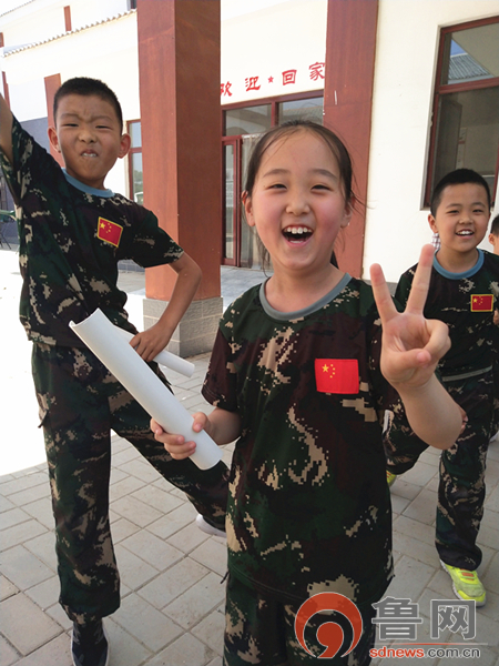 齐鲁少年军校军事夏令营,鲁网德州小记者