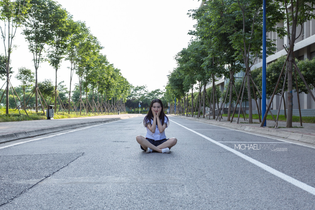 自己拍校园写真,回母校拍写真