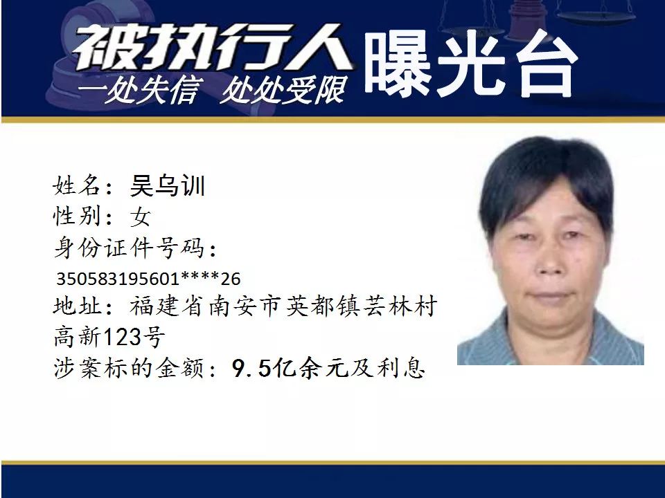 福建多位“企业大佬”成老赖！这家企业法人夫妻涉案超33亿元