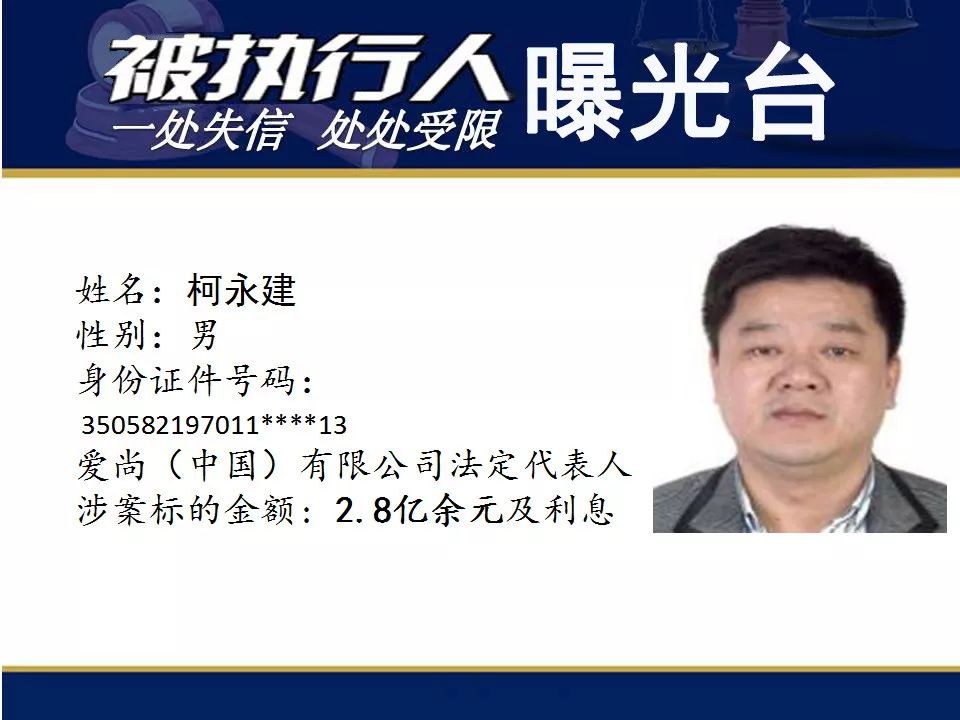福建多位“企业大佬”成老赖！这家企业法人夫妻涉案超33亿元