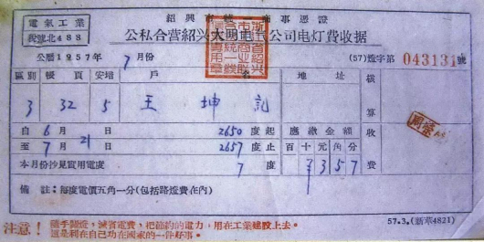 攒了80多年的电费单告诉你中国的电价